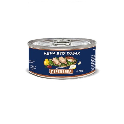 Solid Natura с перепелкой для собак 100 г фото 1