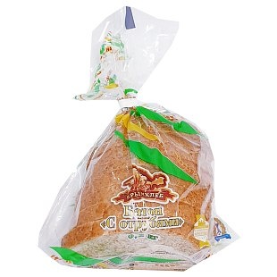 Батон 200г Крымхлеб с отрубями нар. в уп фото 1