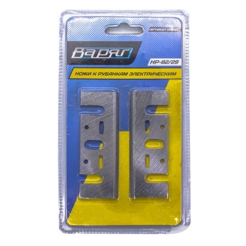 Ножи к рубанкам электрическим НР-82/29 ВАРЯГ 82*29*3мм (широкие) (цена за пару) (25/200) фото 1