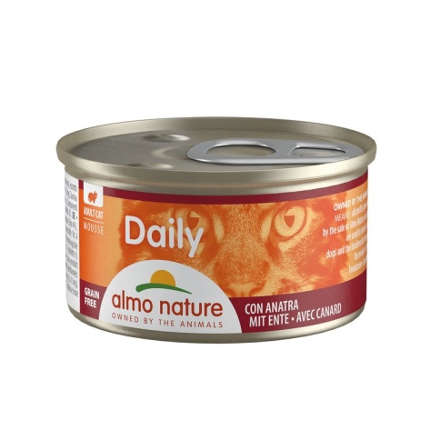 Almo Nature Daily Menu Adult Cat Mousse Duck консервы нежный мусс для взрослых кошек меню с уткой - 85 г фото 2