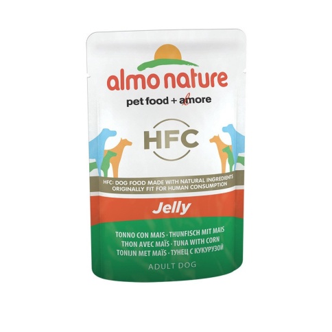 Almo Nature Classic Adult Dog Tuna & Sweet Corn Jelly паучи для взрослых собак с тунцом и сладкой кукурузой в желе - 70 г фото 2