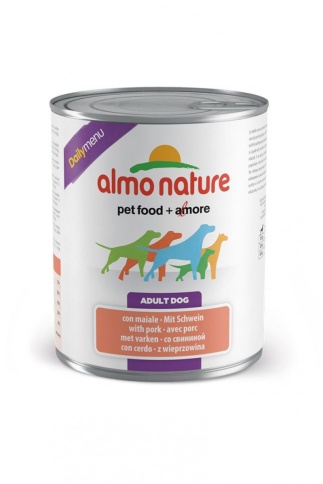 Almo Nature Daily Menu Adult Dog Pork консервы для взрослых собак со свининой - 800 г фото 1