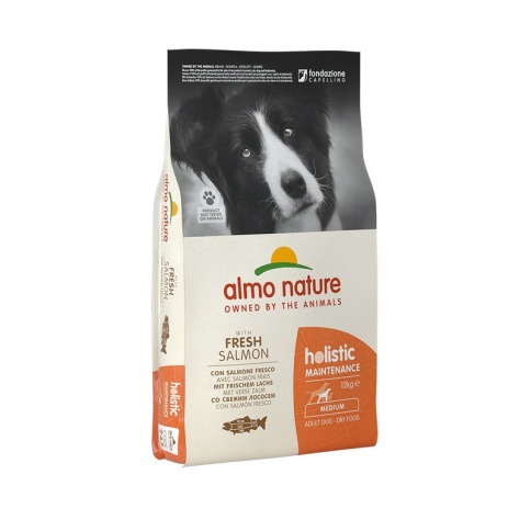 Almo Nature Holistic Adult Dog Medium & Salmon 12 кг фото 2