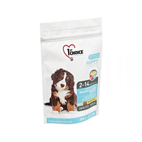 1st Choice Puppy для щенков средних и крупных пород с курицей - 350 гр фото 2