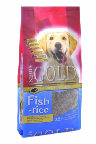 Nero Gold Adult Dog Fish & Rice 2,5 кг фото 1
