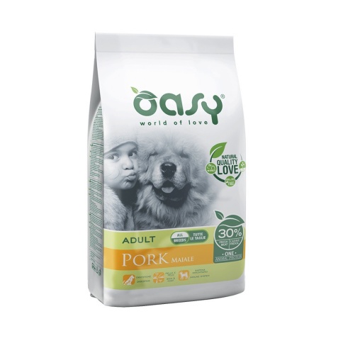 Oasy Dry Dog OAP Adult All Breed сухой корм для взрослых собак всех пород со свининой фото 1