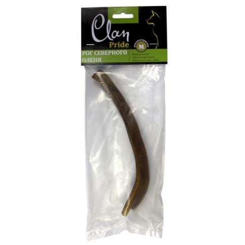 Clan Pride лакомство для собак, рог северного оленя, размер M фото 1