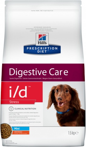 Hill's Prescription Diet (1.5 кг) I/D Canine Stress Mini dry фото 1