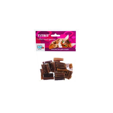 TiTBiT кишки говяжьи мини для кошек в мягкой упаковке фото 2