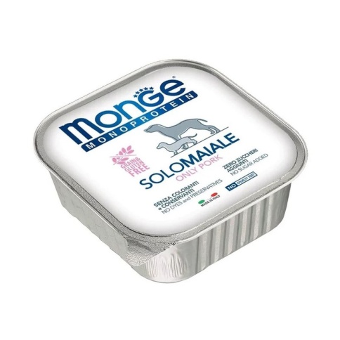 Monge Dog Monoprotein Solo паштет для собак из свинины 150 г фото 2