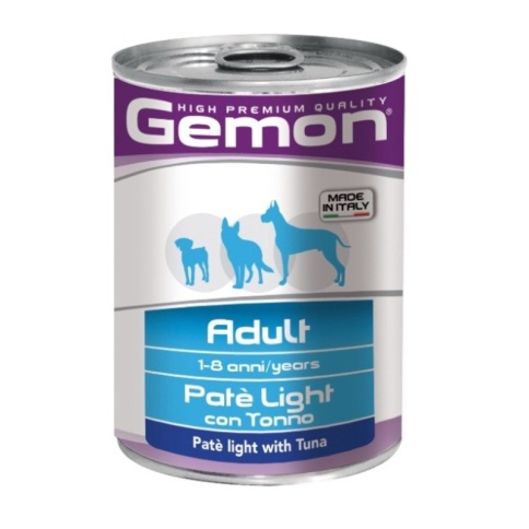 Gemon Dog Light консервы для собак облегченный паштет тунец - 400 г фото 2