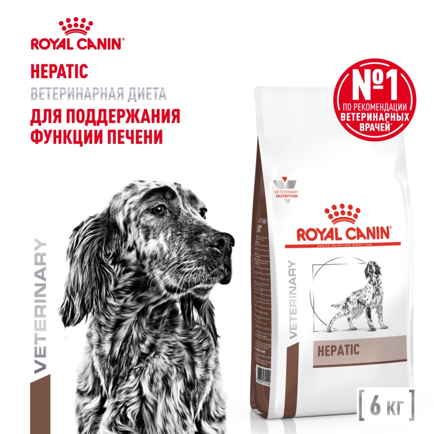 Сухой корм Royal Canin Hepatiс для собак, 6 кг фото 1