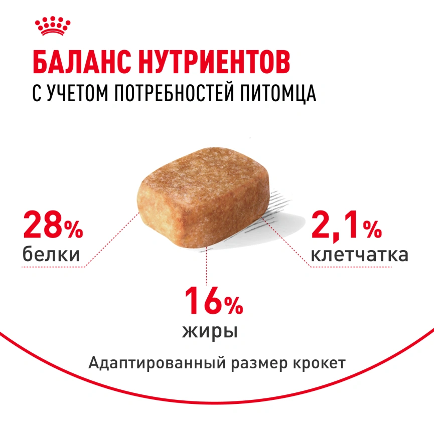 Сухой корм Royal Canin Bulldog Adult для собак породы английский бульдог, 3 кг фото 4