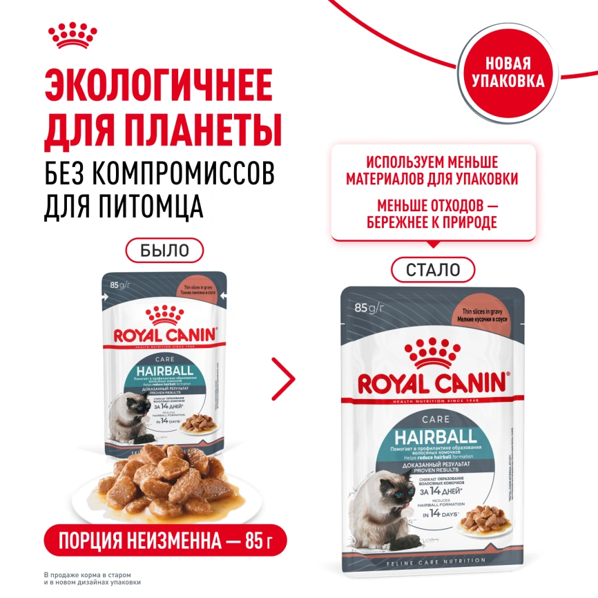 Сухой корм Royal Canin Hairball Care для взрослых кошек, для выведения волосяных комочков, 400 г фото 15