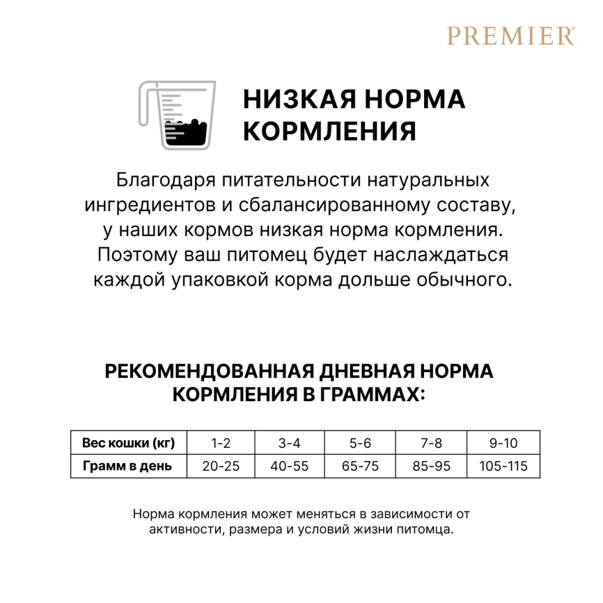 Сухой корм Premier Cat Sterilised Turkey для стерилизованных кошек, с индейкой, 2 кг фото 9