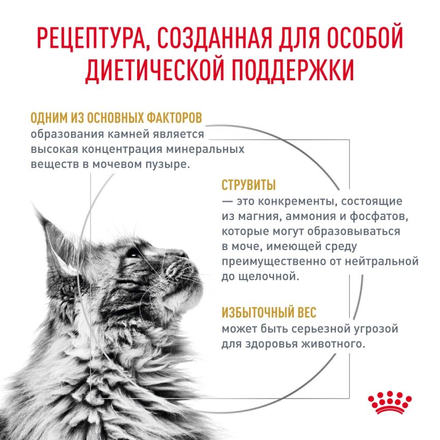 Сухой корм Royal Canin Urinary S/O Moderate Calorie для кошек, 1,5 кг фото 3
