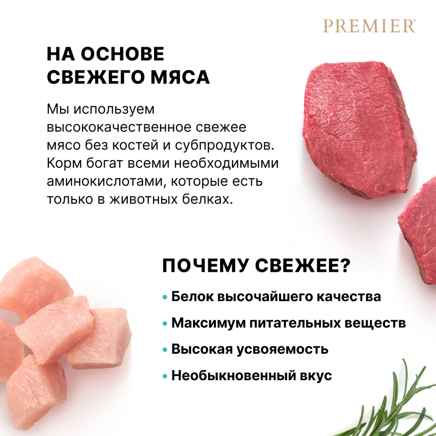 Сухой корм Premier Cat Lamb & Turkey Sterilised для стерилизованных кошек, с ягненком и индейкой, 400 г фото 6