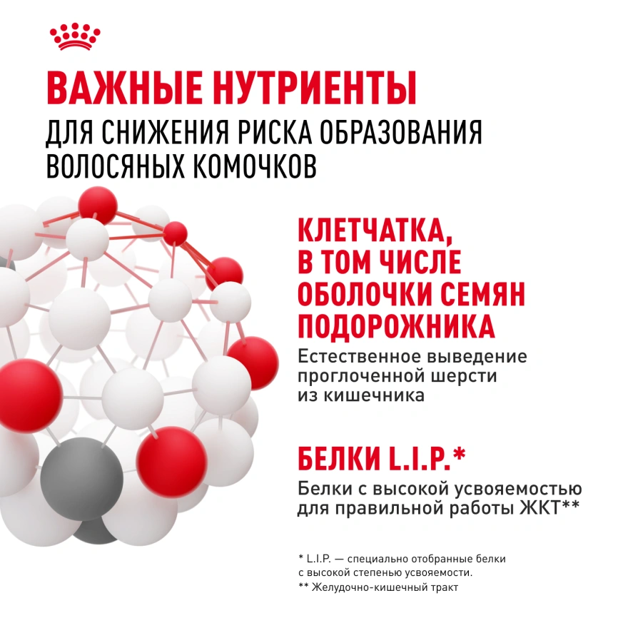 Сухой корм Royal Canin Hairball Care для взрослых кошек, для выведения волосяных комочков, 400 г фото 10