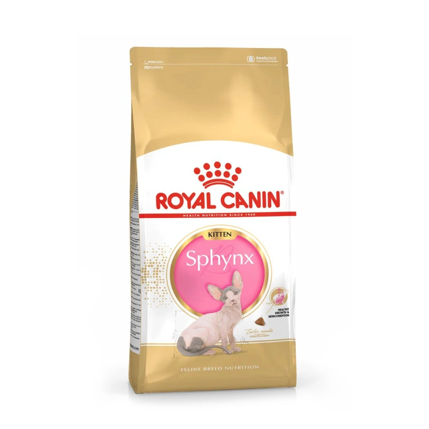 Сухой корм Royal Canin Sphynx Kitten для котят породы сфинкс до 12 месяцев, 400 г фото 12
