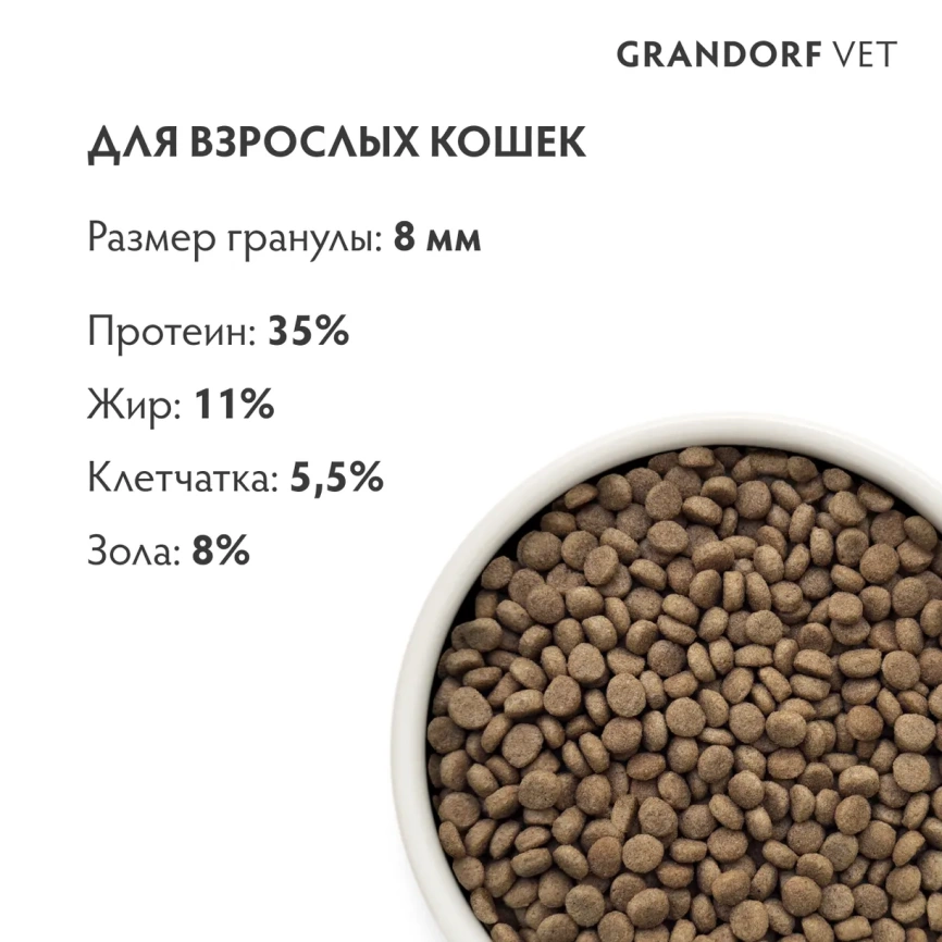 Сухой корм ALPHAPET Veterinary Diet Gastrointestinal Adult Cat, 1,5 кг фото 7