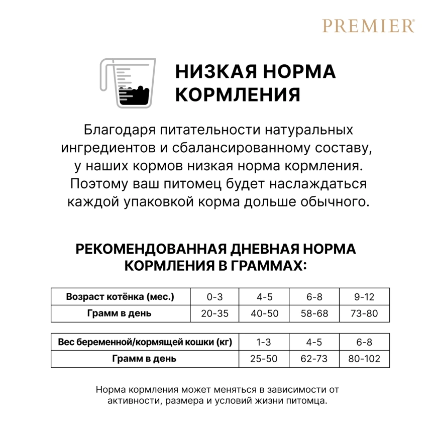 Сухой корм Premier Cat Turkey Kitten для котят свежее мясо, с индейкой, 400 г фото 9