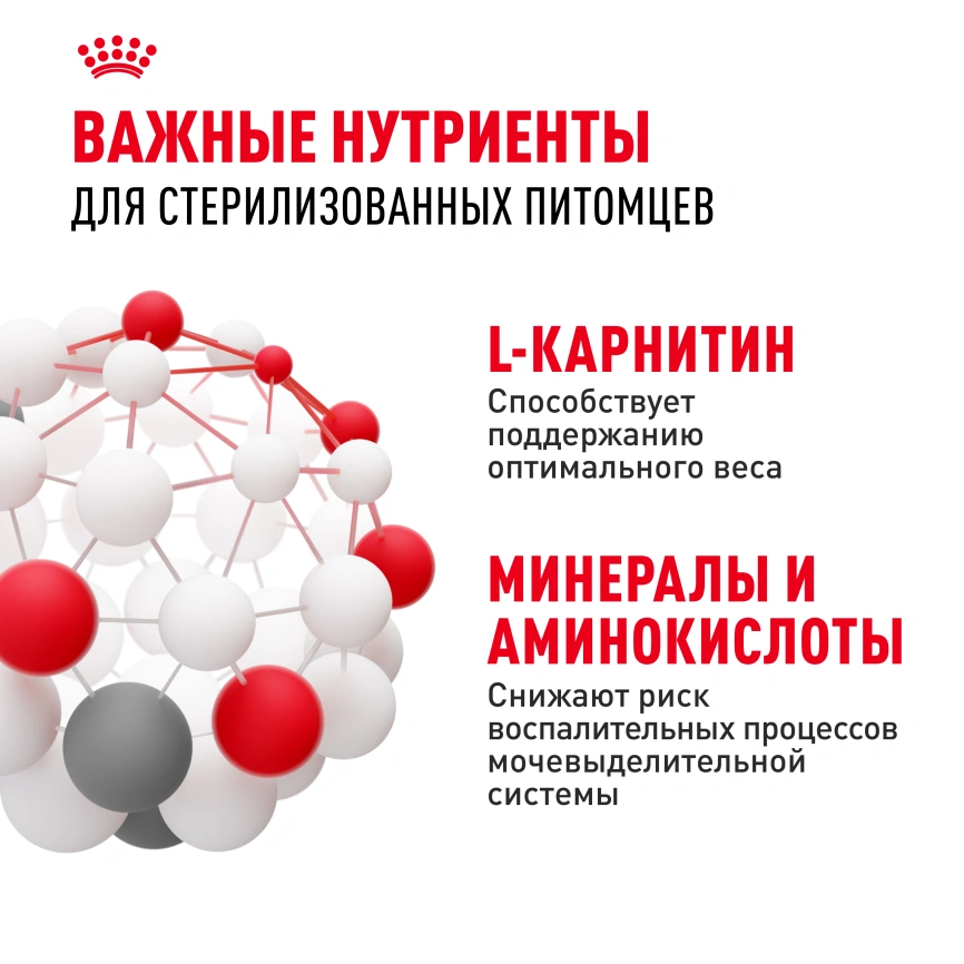 Сухой корм Royal Canin Sterilised для кастрированных котов и стерилизованных кошек, 10 кг фото 5