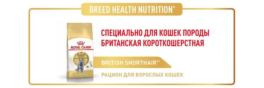 Сухой корм Royal Canin British Shorthair для кошек породы британская короткошерстная, 10 кг фото 23
