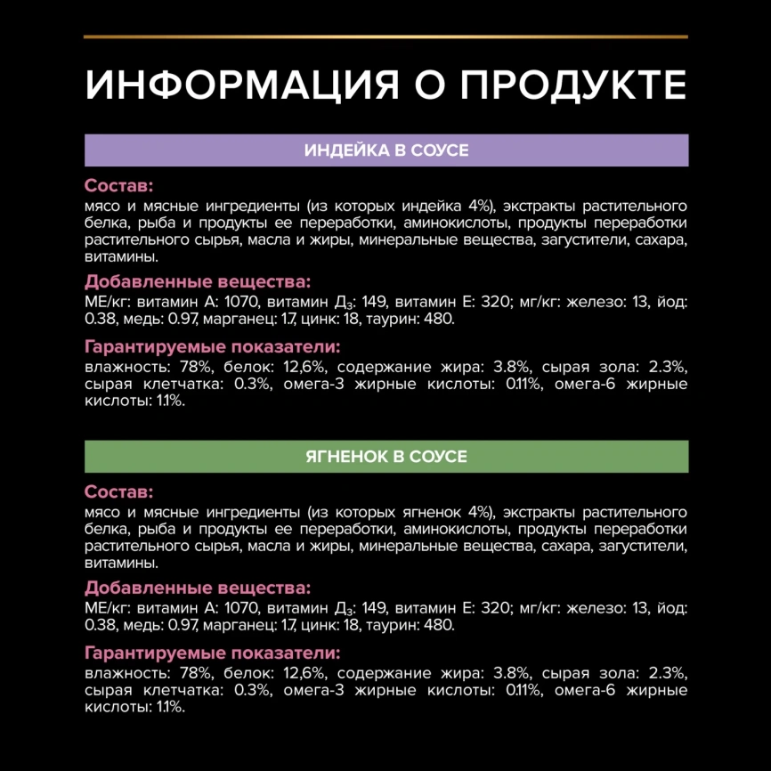 Влажный корм PRO PLAN Nutri Savour Turkey & Lamb для взрослых кошек с чувствительным пищеварением или особыми предпочтениями в еде, с индейкой в соусе, с ягненком в соусе MIX набор, 85 г фото 6