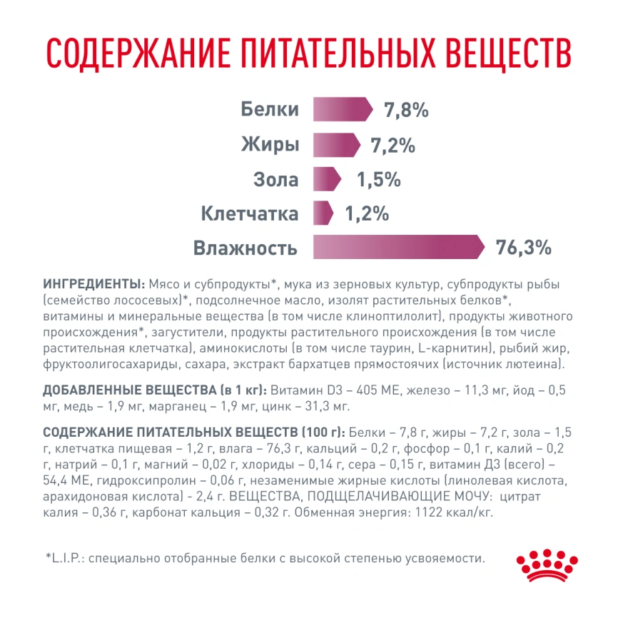 Влажный корм Royal Canin Renal Fish для кошек при заболеваниях почек, в соусе, с рыбой, пауч, 85 г фото 5