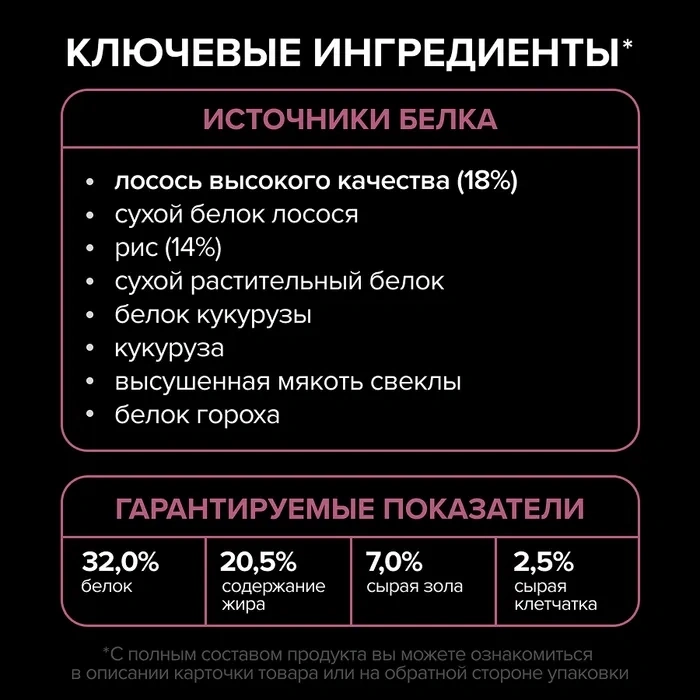 Сухой корм PRO PLAN Salmon для щенков мелких и карликовых пород с чувствительной кожей, с лососем, 700 г фото 4